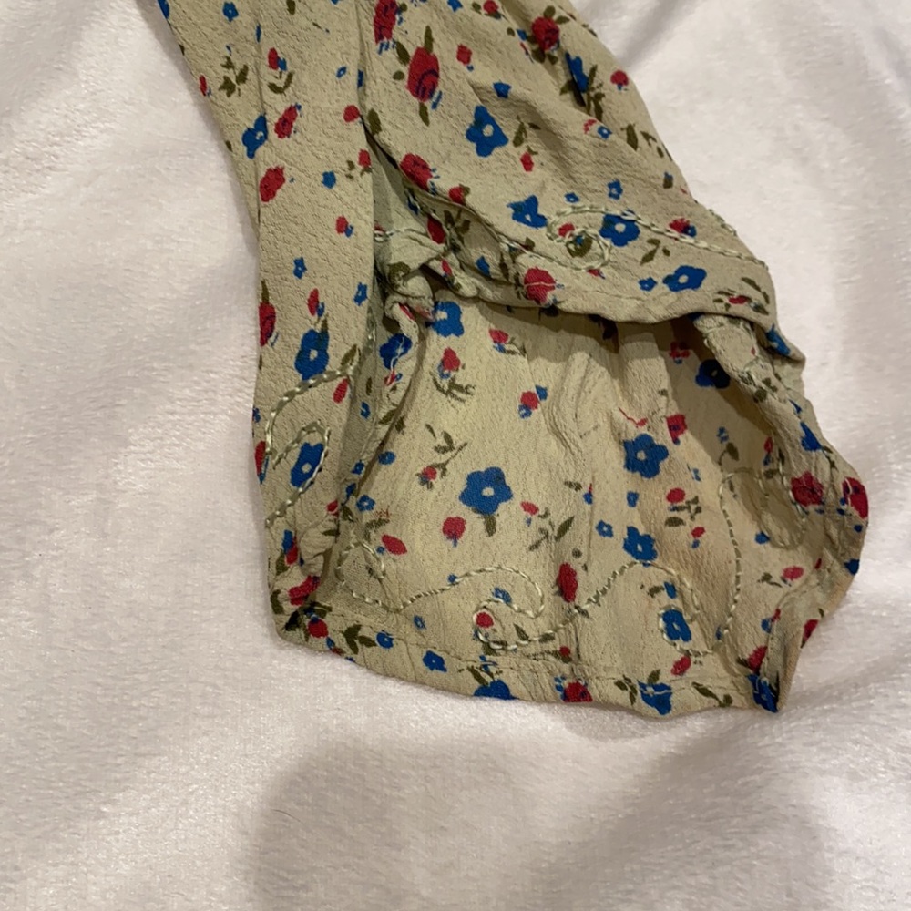 Funky Patchwork Beaded Blouse - image 5